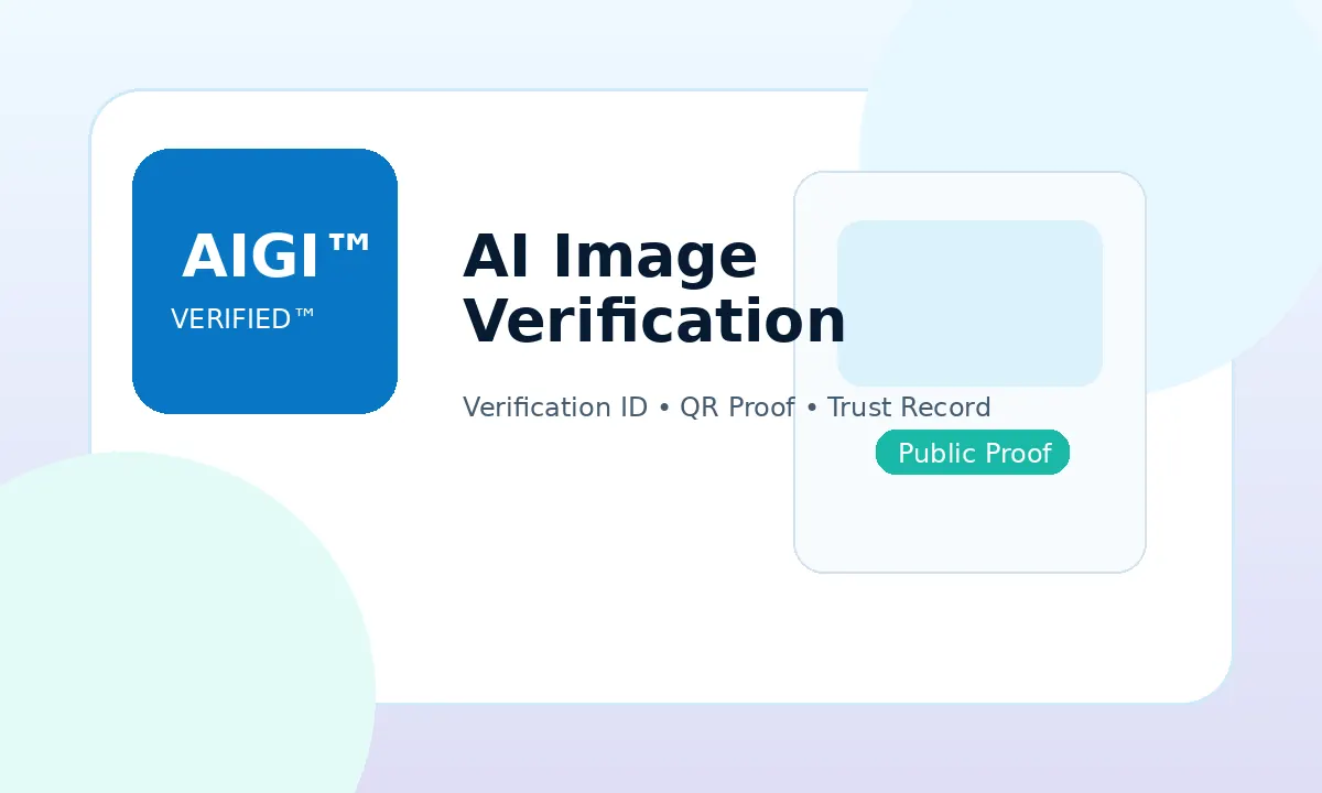 What Is AI Generated Image Verification?