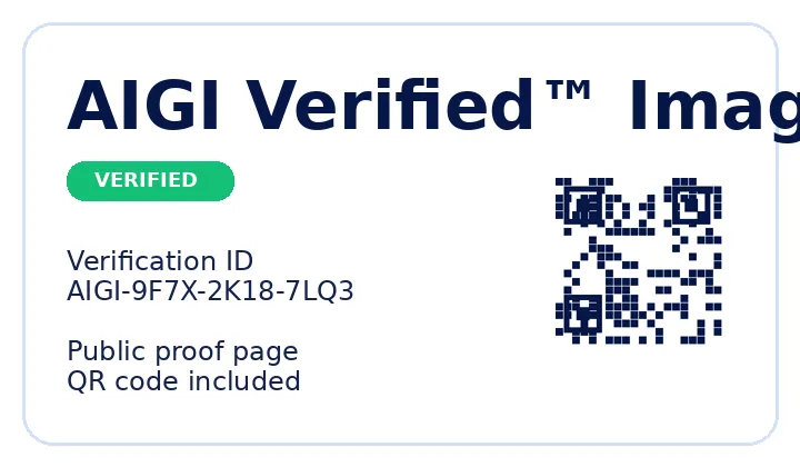 AIGI Verified proof card